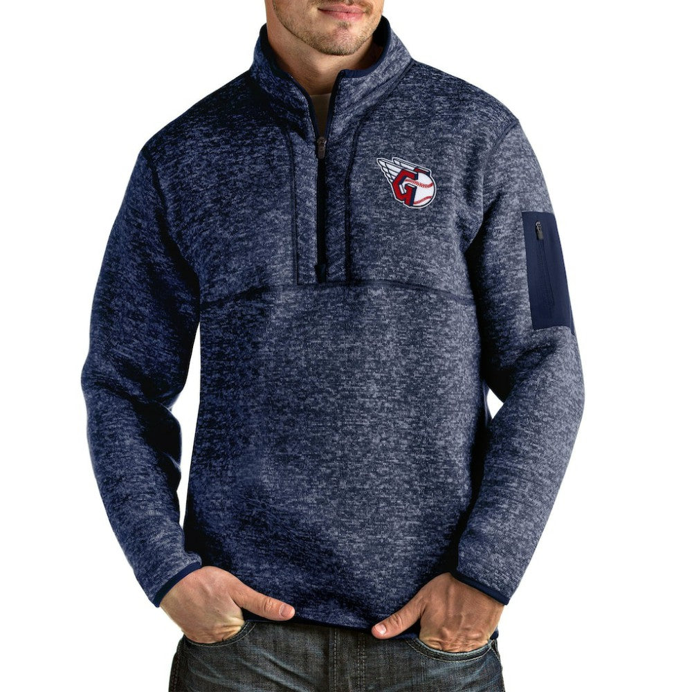 Cleveland Guardians Antigua Fortune Quarter-Zip Pullover Jacket - MLB
