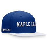 Toronto Maple Leafs Fanatics Iconic Color Blocked Snapback Hat - Blue/White - NHL