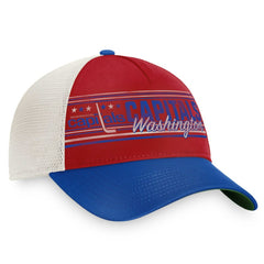 Washington Capitals Fanatics True Classic Retro Trucker Snapback Hat - Red/Royal - NHL
