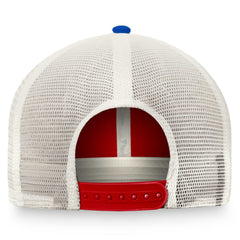 Washington Capitals Fanatics True Classic Retro Trucker Snapback Hat - Red/Royal - NHL