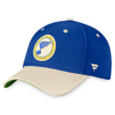 St. Louis Blues Fanatics True Classics Retro Flex Hat - Royal/Khaki - NHL
