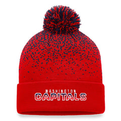 Washington Capitals Fanatics Iconic Gradient Cuffed Knit Hat with Pom - Red - NHL