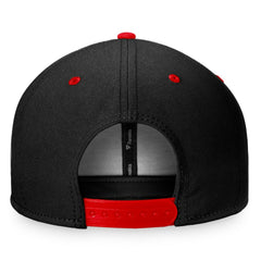 Chicago Blackhawks Fanatics Heritage Retro Two-Tone Snapback Hat - Black/Red - NHL