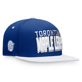 Toronto Maple Leafs Fanatics Heritage Retro Two-Tone Snapback Hat - Blue/White - NHL