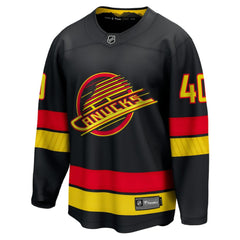 Elias Pettersson Vancouver Canucks Fanatics Breakaway Jersey - Black - NHL