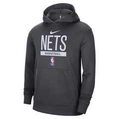 Brooklyn Nets 2022/23 Spotlight On-Court Practice Performance Pullover Hoodie Anthracite - NBA