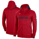 Washington Wizards Authentic Showtime Performance Full-Zip Hoodie Red - NBA