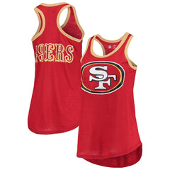 San Francisco 49ers G-III 4Her by Carl Banks Women's Tater Burnout Tank Top Scarlet | NFL