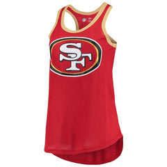 San Francisco 49ers G-III 4Her by Carl Banks Women's Tater Burnout Tank Top Scarlet | NFL