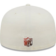 Cleveland Browns New Era Chrome Color Dim 59FIFTY Fitted Hat Cream | NFL
