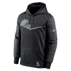 Cleveland Browns RFLCTV Chevron Pullover Hoodie Black | Nike for Sale