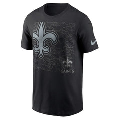 New Orleans Saints RFLCTV T-Shirt Black | Nike for Sale