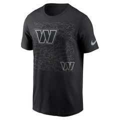 Washington Commanders RFLCTV T-Shirt Black | Nike for Sale