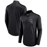 Colorado Rockies Fanatics Tough Minded Lightweight Quarter-Zip Pullover - MLB