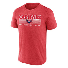 Washington Capitals Fanatics Prodigy Performance T-Shirt - Heathered Red - NHL