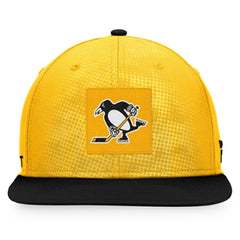 Pittsburgh Penguins Fanatics Authentic Pro Alternate Logo Snapback Hat - Gold/Black - NHL