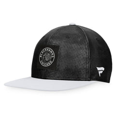 Chicago Blackhawks Fanatics Authentic Pro Alternate Logo Snapback Hat - Black/White - NHL