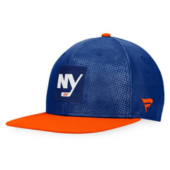 New York Islanders Fanatics Authentic Pro Alternate Logo Snapback Hat - Royal/Orange - NHL