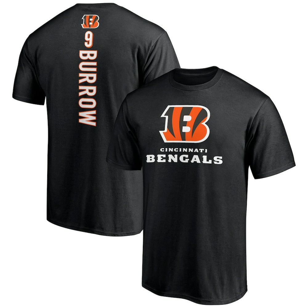 Joe Burrow Cincinnati Bengals Playmaker T-Shirt Black | NFL