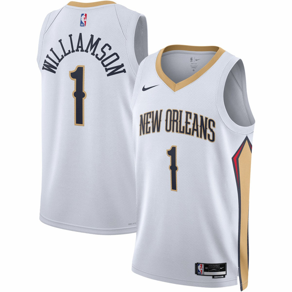 Zion Williamson New Orleans Pelicans Unisex Swingman Jersey Association Edition White - NBA