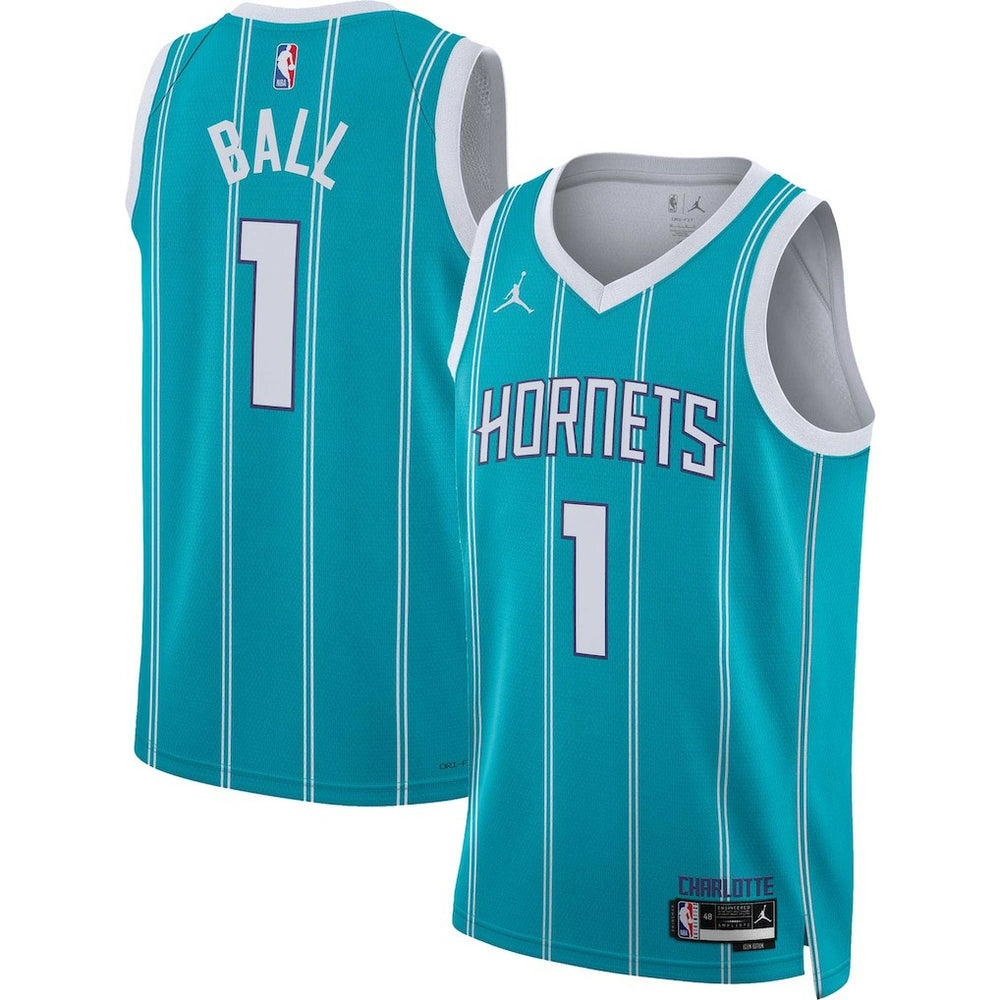 LaMelo Ball Charlotte Hornets Jordan Brand Unisex Swingman Jersey Icon Edition Teal - NBA