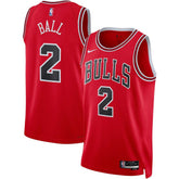 Lonzo Ball Chicago Bulls Unisex Swingman Jersey Icon Editi- Red - NBA