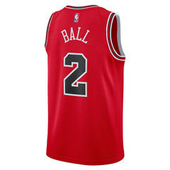 Lonzo Ball Chicago Bulls Unisex Swingman Jersey Icon Editi- Red - NBA