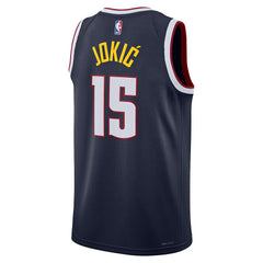 Nikola Jokic Denver Nuggets Unisex Swingman Jersey Icon Editi- Navy - NBA