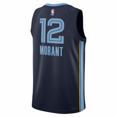 Ja Morant Memphis Grizzlies Unisex Swingman Jersey Icon Edition Navy - NBA