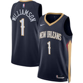 Zion Williamson New Orleans Pelicans Unisex Swingman Jersey Icon Edition Navy - NBA