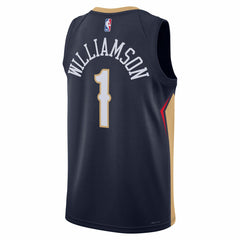 Zion Williamson New Orleans Pelicans Unisex Swingman Jersey Icon Edition Navy - NBA