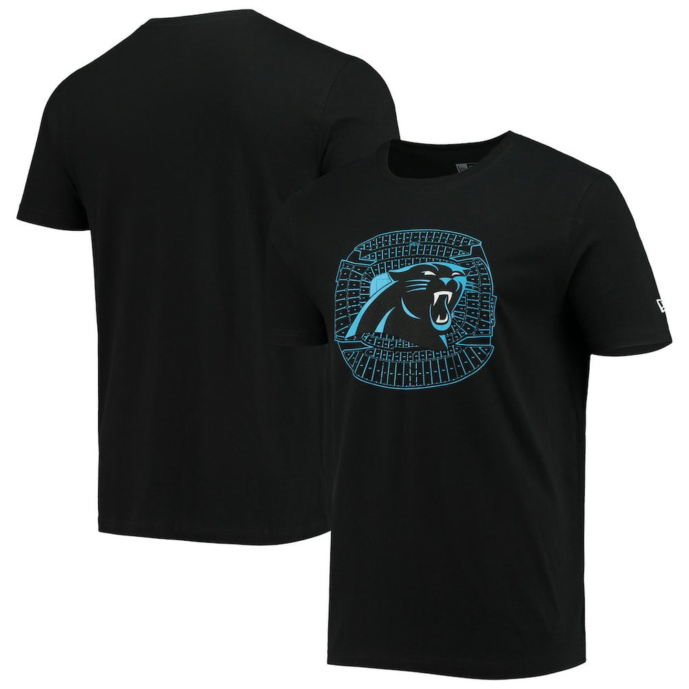 Carolina Panthers New Era Stadium T-Shirt Black | NFL