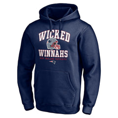 New England Patriots Hometown Collection Wicked Winnahs Pullover Hoodie Navy | NFL