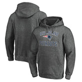 New England Patriots Victory Arch Team Fitted Pullover Hoodie Charcoal | NFL