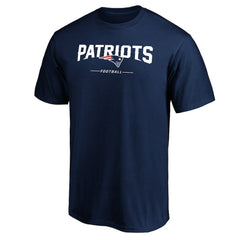 New England Patriots Team Lockup T-Shirt Navy | NFL