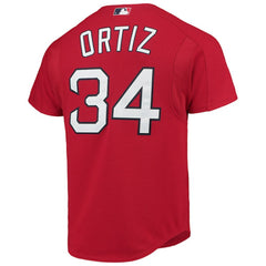 David Ortiz Boston Red Sox Mitchell & Ness Cooperstown Collection Mesh Batting Practice Button-Up Jersey - MLB