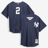Derek Jeter New York Yankees Mitchell & Ness Authentic Batting Practice Jersey - MLB