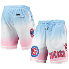 Chicago Cubs Pro Standard Team Logo Pro Ombre Shorts - MLB