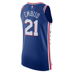 Joel Embiid Philadelphia 76ers Authentic Jersey Icon Edition Royal - NBA