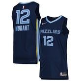 Ja Morant Memphis Grizzlies Authentic Jersey Icon Edition Navy - NBA
