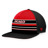 Chicago Blackhawks Fanatics Special Edition 2.0 Trucker Snapback Adjustable Hat - Red/Black - NHL