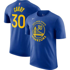 Stephen Curry Golden State Warriors Icon 2022/23 Name & Number T-Shirt Royal - NBA