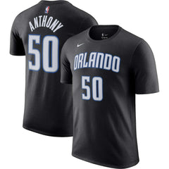 Cole Anthony Orlando Magic Icon 2022/23 Name & Number T-Shirt Black - NBA
