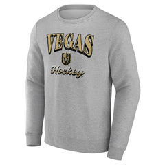 Vegas Golden Knights Fanatics Special Edition 2.0 Pullover Sweatshirt - Heather Gray - NHL