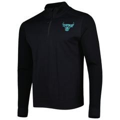 Chicago Bulls Levelwear Nano Engineered Knit Fabric Quarter-Zip Jacket Black - NBA