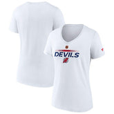 New Jersey Devils Fanatics Women's Special Edition V-Neck T-Shirt - White - NHL