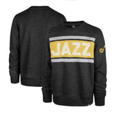 Utah Jazz '47 Tribeca Emerson Pullover Sweatshirt Heather Black - NBA