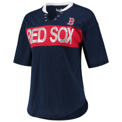 Boston Red Sox Touch Women's Lead Off Notch Neck T-Shirt - MLB