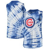 Chicago Cubs Touch Women's Money Ball Tie-Dye Tank Top - MLB