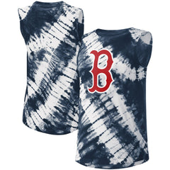 Boston Red Sox Touch Women's Money Ball Tie-Dye Tank Top - MLB